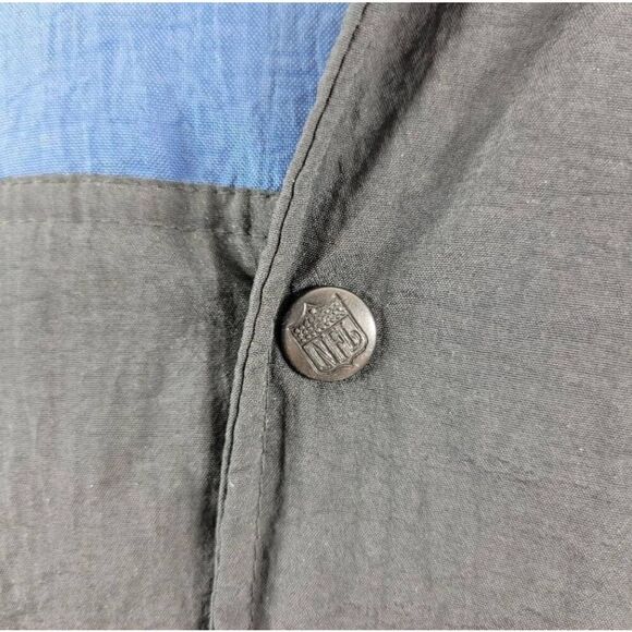 Dallas Cowboys Pro Player NFL VTG Spell Out full Zip hooded Puffer Jacket Medium - Picture 9 of 14